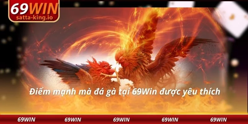 Điểm mạnh mà đá gà tại 69Win được yêu thích